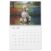 Little Dog Glass Calendar カレンダー (3月 2026)