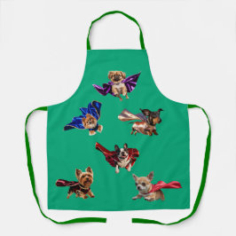 Little Dog Superhero Apron エプロン