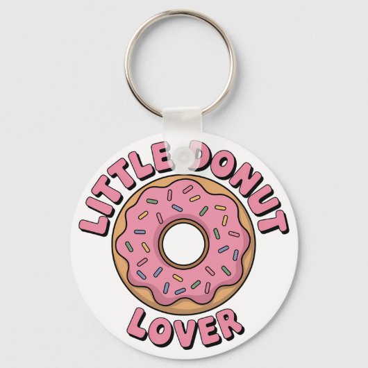 Little Donut Lover | キッズ キーホルダー (正面)