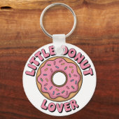 Little Donut Lover | キッズ キーホルダー (正面)