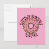 Little Donut Lover | キッズ ポストカード (正面/裏面)