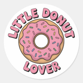 Little Donut Lover | キッズ ラウンドシール
