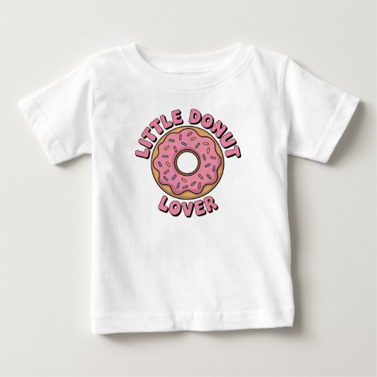 Little Donut Lover ベビーTシャツ (正面)