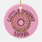 Little Donut Lover | 子供 セラミックオーナメント (裏面)
