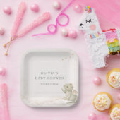 Little Dragon Almost Here Baby Shower Party ペーパープレート (パーティー)