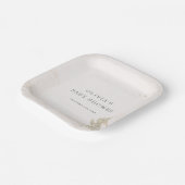 Little Dragon Almost Here Baby Shower Party ペーパープレート (傾斜あり)