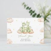 Little Dragon Baby Shower サンキューカード (スタンド正面)