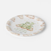 Little Dragon Baby Shower ペーパープレート (アングル)