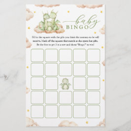 Little Dragon Baby Shower Baby Bingo Game