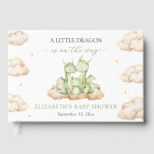 Little Dragon Baby Shower Guest Book ゲストブック (正面)