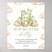 Little Dragon How Big is Her Belly Sign ポスター (正面)