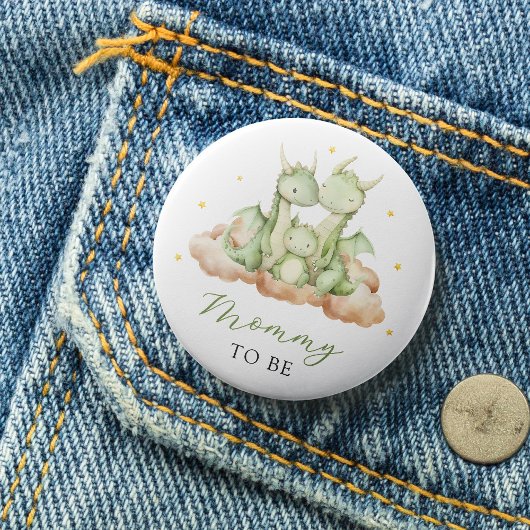 Little Dragon Mommy to Be 缶バッジ