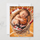 Little Dribbler Baby Shower Digital Download  招待状 (正面)