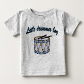 little drummer boy ベビーTシャツ (正面)