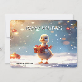 Little Duck Christmas Holiday Card シーズンカード