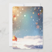 Little Duck Christmas Holiday Party Invitation 招待状 (裏面)