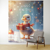 Little Duck Holiday Backdrop タペストリー (インサイチュ)