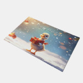 Little Duck Holiday Doormat ドアマット (アングル)