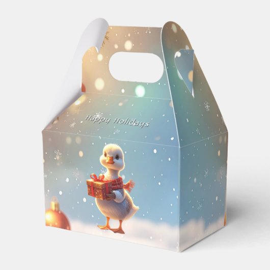 Little Duck Holiday Gift Box フェイバーボックス (裏面サイド)