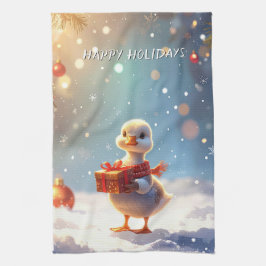 Little Duck Holiday Kitchen Towel キッチンタオル