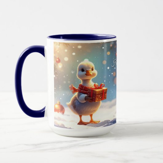 Little Duck Holiday Mug マグカップ (左)