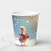 Little Duck Holiday Paper Cups 紙コップ (正面)