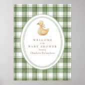 Little Duckling | クラシカルなニュートラルベビーシャワー ポスター (正面)