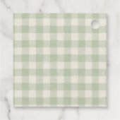 Little Duckling Gender Neutral Baby Shower フェイバータグ (裏面)