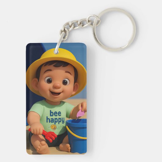 Little Dude S7 & babyJoy S9 double-sized keychain キーホルダー (裏面)