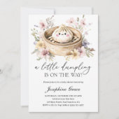 Little Dumpling Dim Sum Baby Shower 招待状 (正面)