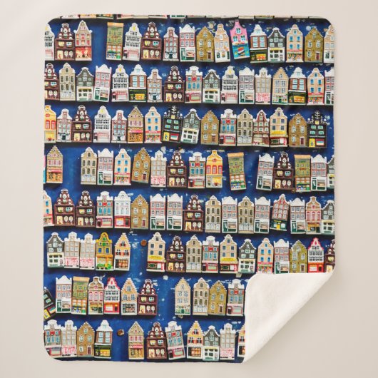 Little Dutch souvenirs and gifts - shoes windmills シェルパブランケット (正面)