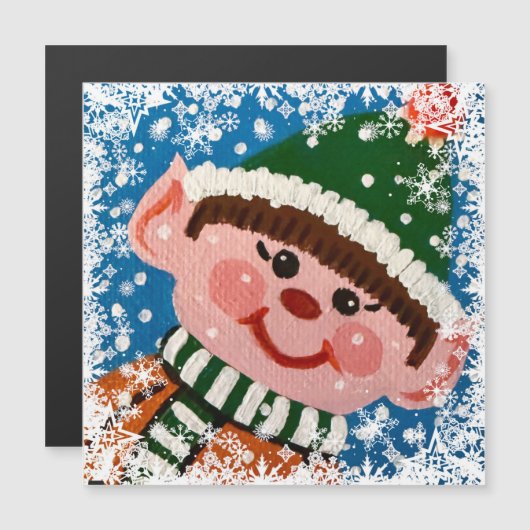 Little Elf Magnet Card (正面/裏面)