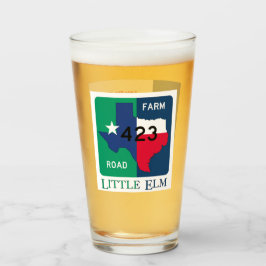 Little Elm、テキサス州、FM 423 Rd、Pint Glass タンブラーグラス