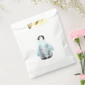 Little Emperor Penguin Watercolor フェイバーバッグ (封をした状態)