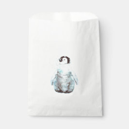 Little Emperor Penguin Watercolor フェイバーバッグ