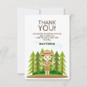 Little Explorerありがとう 招待状 (正面)