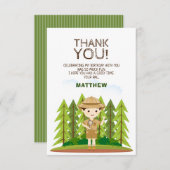 Little Explorerありがとう 招待状 (正面/裏面)