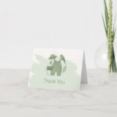 Little Explorer Adventure Baby Shower  サンキューカード (正面)