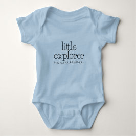 "Little Explorer" Baby Boy Clothing T-Shirt ベビーボディスーツ