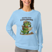 Little Explorer Dino Tシャツ (正面)