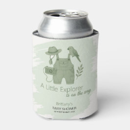 Little Explorer Is On The Way Baby Shower 缶クーラー