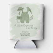Little Explorer Is On The Way Baby Shower 缶クーラー (正面)