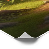 Little Explorer Jungle Adventure Art Poster ポスター (角)