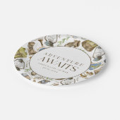 Little Explorer Neutralカスタマイズ可能 ペーパープレート (アングル)