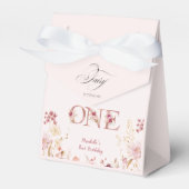 Little Fairy Floral Garden First Birthday  フェイバーボックス (正面サイド)