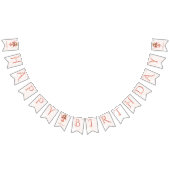 Little Fairy Pink Butterfly Any Age  バンティングフラッグ (全)