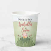 Little Fairy Pink Castle Butterfly Any Age  紙コップ (左)