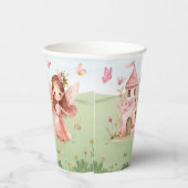 Little Fairy Pink Castle Butterfly Any Age  紙コップ (右)
