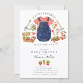 Little Farmer Baby Shower Invitation 招待状 (正面)