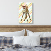 LITTLE FAWN & OWLキャンバス キャンバスプリント (インサイチュ (寝室))